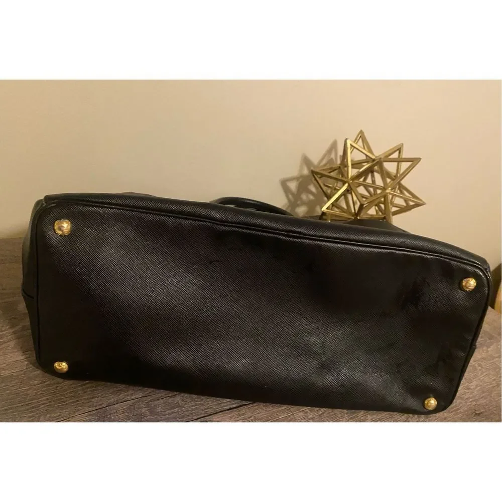 Prada Black Tote with Gold Details - Picture 13 of 16